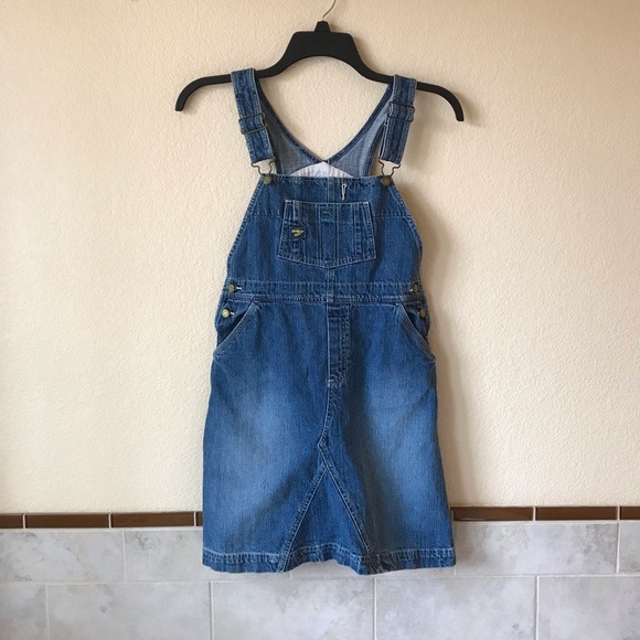 OshKosh B'gosh Other - OSHKOSH Girls Denim Jumper Overalls Dress